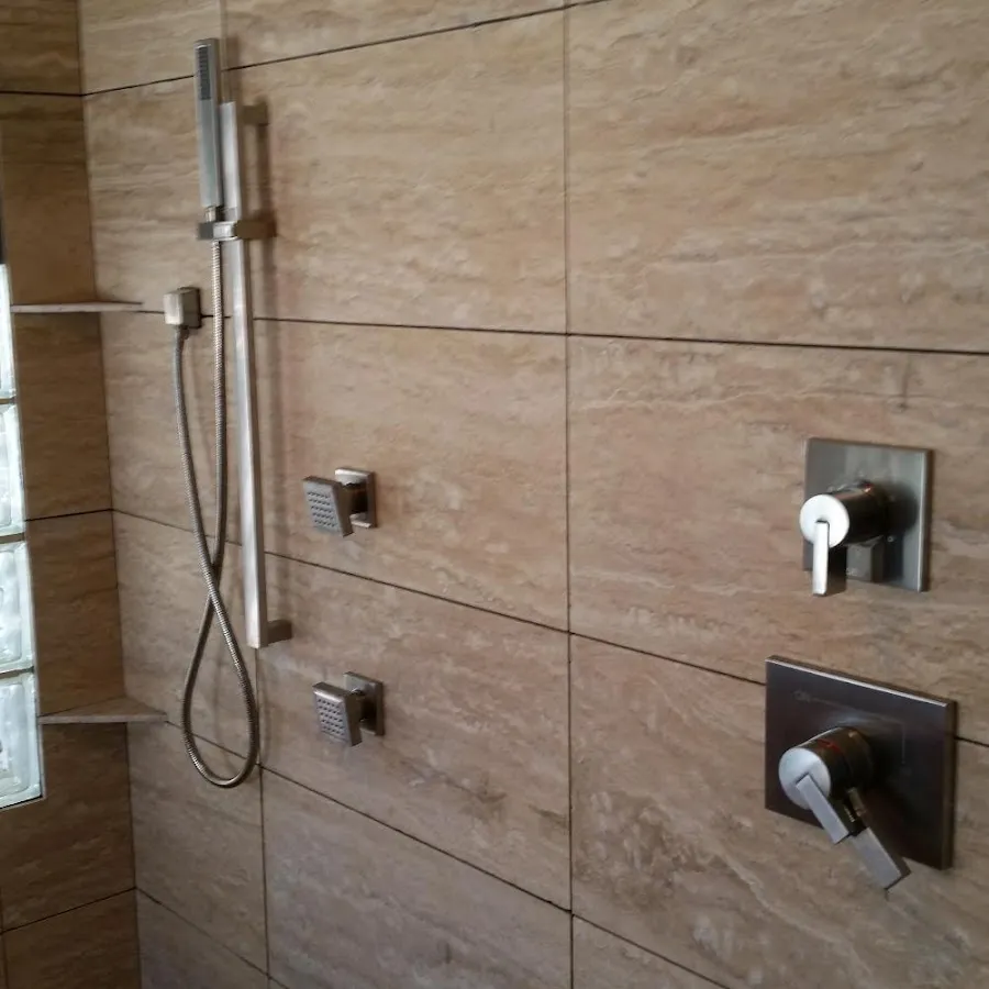 Shower fixture installation for Gas Line Repair in Lemay